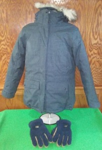 L.L. Bean Jacket and Gloves.
