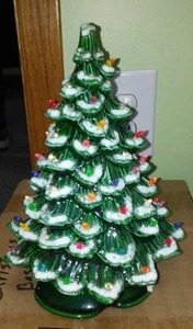 Lighted Ceramic Tree And More.