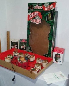 Mr. Christmas Holiday Carousel and Hallmark Keepsakes