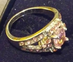 Pink Gemstone Ring.