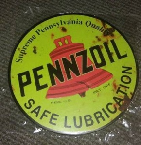 Pennzoil Metal Sign.