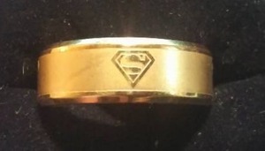 Superman Engraved Ring.