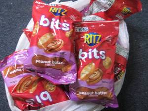 lot 51 image: 12- 3 oz Ritz Bits Peanut Butter...