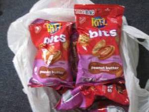 lot 56 image: 12- 3 oz Ritz Bits Peanut Butter...
