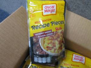 lot 80 image: 6- 2.8 oz Oscar Mayer Bacon Pieces...