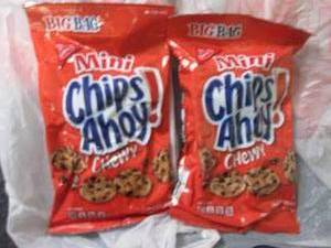 lot 83 image: 12- 3 oz Chips Ahoy Mini Chewy...