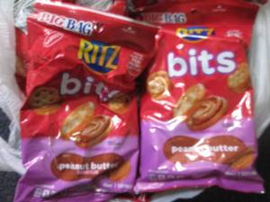 lot 87 image: 12- 3 oz Ritz Bits Peanut Butter...