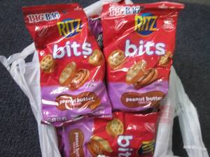 lot 89 image: 12- 3 oz Ritz Bits Peanut Butter...
