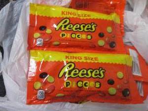 lot 114 image: 12- 3 oz Reeses Pieces...