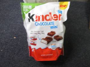 lot 120 image: 5- 7.2 oz Kinder Chocolate Minis...