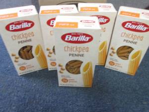 lot 127 image: 5- 8.8 oz Barilla Chickpea Penne...