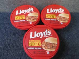 lot 182 image: DD 3- 16 oz FROZEN Lloyds Barbecue...