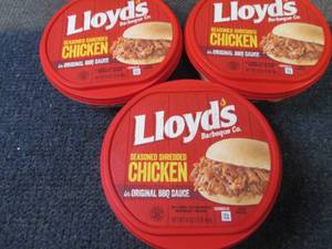 lot 184 image: DD 3- 16 oz FROZEN Lloyds Barbecue...