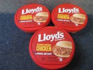 lot 185 image: DD 3- 16 oz FROZEN Lloyds Barbecue...