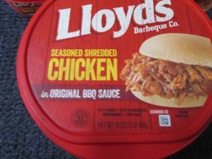 lot 187 image: DD 3- 16 oz FROZEN Lloyds Barbecue...