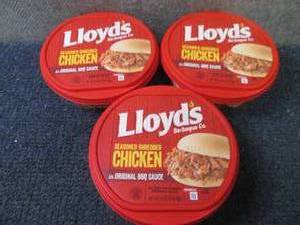 lot 190 image: DD 3- 16 oz FROZEN Lloyds Barbecue...