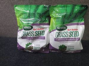 lot 207 image: 2- Scotts Turf Builder Grass Seed P...