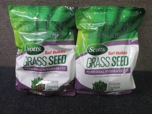 lot 208 image: 2- Scotts Turf Builder Grass Seed P...