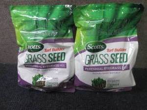 lot 209 image: 2- Scotts Turf Builder Grass Seed P...