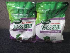 lot 210 image: 2- Scotts Turf Builder Grass Seed P...