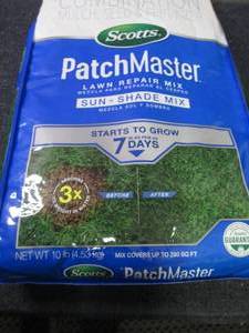 lot 240 image: Scotts PatchMaster Lawn Repair Mix ...