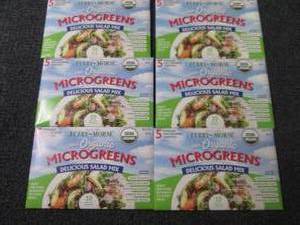 lot 263 image: 6 each Ferry Morse Organic Microgre...