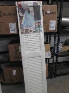 lot 295 image: Pair of ProSpec Louvered Shutters...