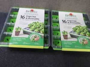 lot 299 image: 2 each Burpee SuperSeed Seed Starti...