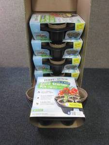 lot 301 image: 5- 7 Pot 3 inch Seed Starter Kits...