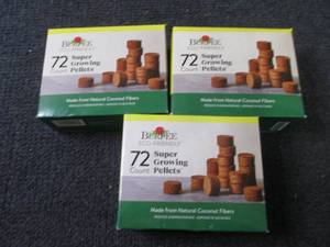 lot 308 image: 3- Burpee Super Growing Pellets...