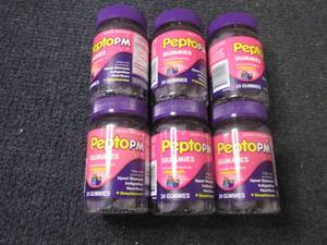 lot 356 image: 6- 24 ct Pepto PM Gummies...