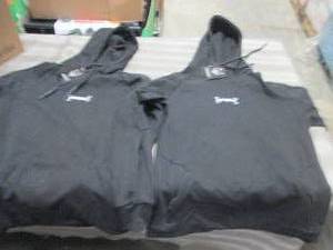 lot 408 image: 2 Medium Gym Wolf Unisex Black Hood...
