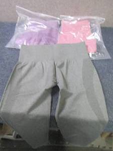 lot 450 image: 3 Large Gym Wolf Ladies High Waiste...