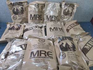 lot 470 image: Sealed Case of 12 MREs Meal Ready ...