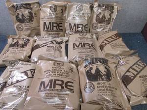 lot 472 image: Sealed Case of 12 MREs Meal Ready ...