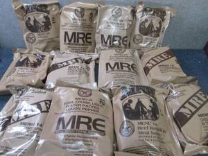 lot 474 image: Sealed Case of 12 MREs Meal Ready ...