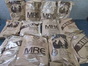 lot 475 image: Sealed Case of 12 MREs Meal Ready ...