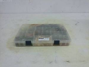 lot 40 image: Assortment of Fishing Plastics in Plastic Organizer Box