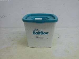 lot 75 image: Bait Box by Babe Winkelman - White and Blue Fishing Accessory