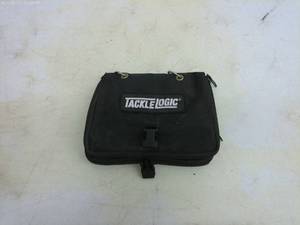 lot 76 image: Tackle Logic Fishing Lure Organizer Bag with Assorted Red Lures