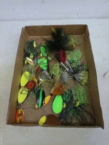 lot 105 image: Assortment of Fishing Lures - Variety of Colors and Styles