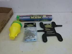 lot 113 image: Tackle Beacon Fishing Gear Bundle - Includes Troline Winder and Clips