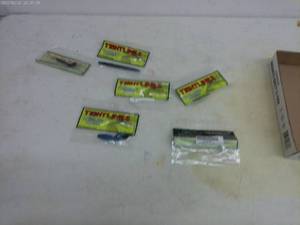 lot 138 image: Group of 6 Tightlines Fishing Plastics - Assorted Colors & Styles