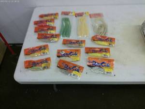 lot 141 image: Group of 15 Bayside soft Fishing plastics - Various Colors