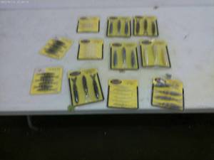 lot 149 image: Group of 11 Soft Swim Bait Fishing Lures - Various Styles and Colors