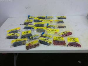 lot 154 image: Box of Culprit Fishing Lures - Assorted Colors and Styles