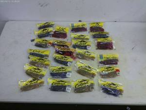 lot 156 image: Box of Assorted Culprit Soft Plastic Fishing Lures - 20 Packages