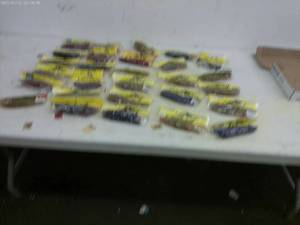 lot 159 image: Box of Assorted Culprit Fishing Lures - Multiple Colors