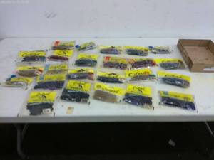 lot 160 image: Collection of Vintage Culprit Fishing Lures - Assorted Types and Colors