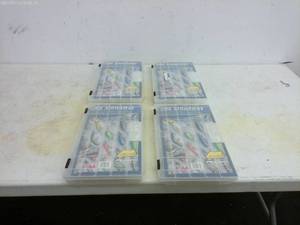 lot 203 image: Set of 4 Plano 3650 StowAway Utility Boxes